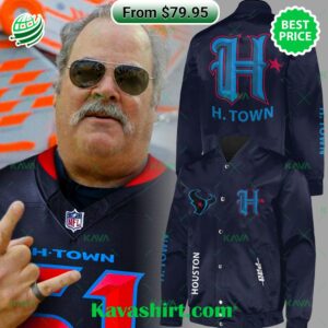 Houston Texans H TOWN New Logo Bomber Jacket