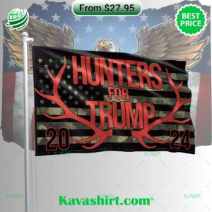 Hunters For Trump 2024 US Flag