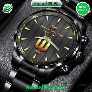 Indiana Hoosiers Stainless Steel Watch