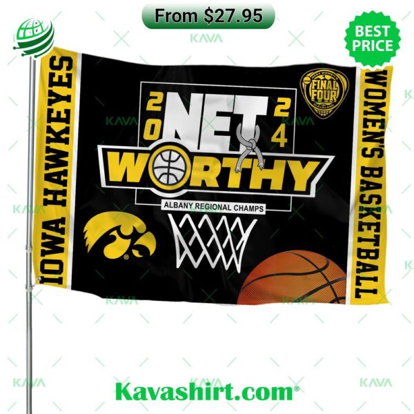 Iowa Hawkeyes women’s basketball 2024 NCAA Women’s Final Four Flag