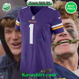 J.J. McCarthy Minnesota Vikings Nike Women’s 2024 NFL Draft First Round Pick Player Game Jersey