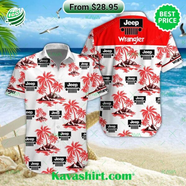 Jeep Wrangler Hawaiian Shirt, Shorts