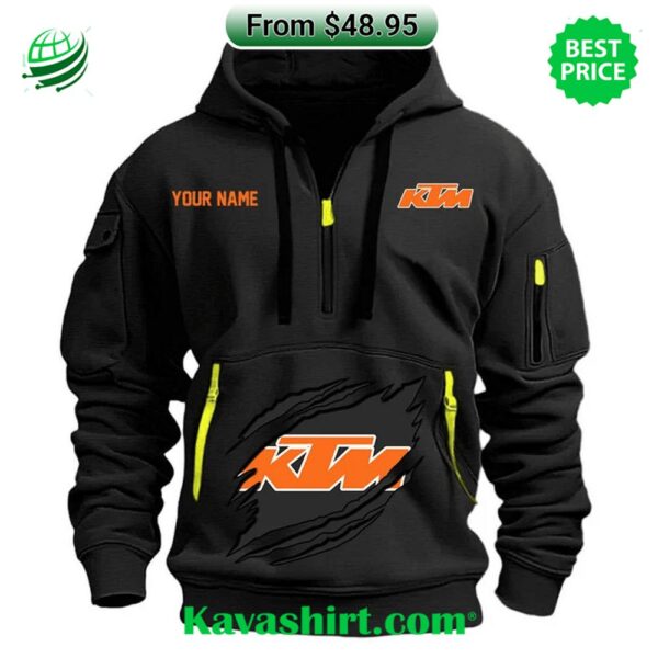 KTM Custom Half Zip Heavy Hoodie