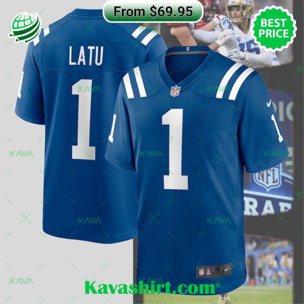 Laiatu Latu Indianapolis Colts Nike 2024 NFL Draft First Round Pick Player Game Jersey