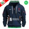 Chelsea Football Club Custom Half Zip Heavy Hoodie