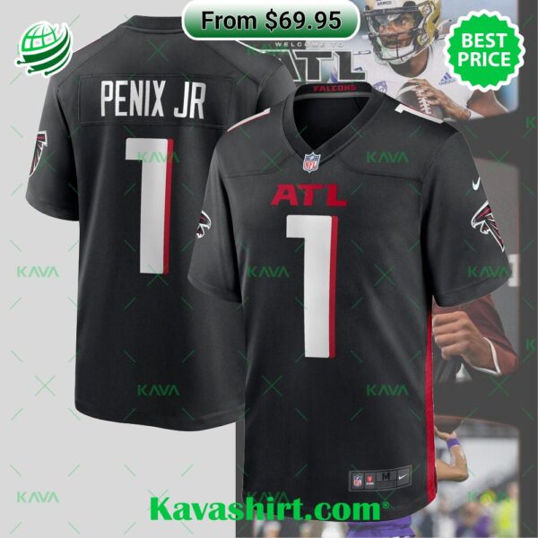 Michael Penix Jr. Atlanta Falcons Nike 2024 NFL Draft First Round Pick Player Game Football Jersey