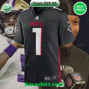Michael Penix Jr. Atlanta Falcons Nike 2024 NFL Draft First Round Pick Player Game Football Jersey