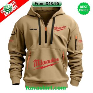 Milwaukee Tools Custom Half Zip Heavy Hoodie