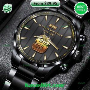 NC State Wolfpack Stainless Steel Watch