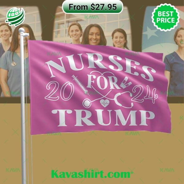 Nurses For Trump 2024 Flag