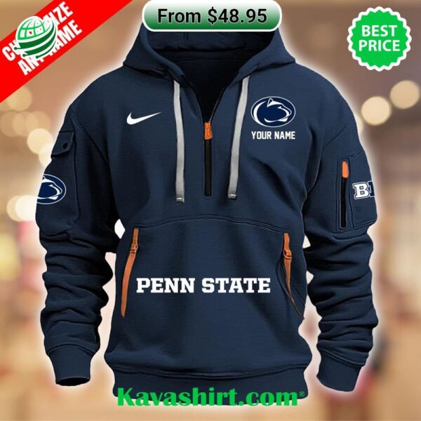 Penn State Lady Lions Custom Half Zip Heavy Hoodie