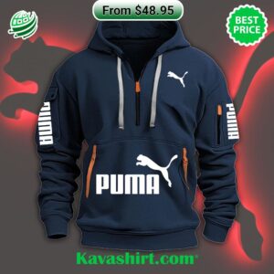 Puma Custom Half Zip Heavy Hoodie