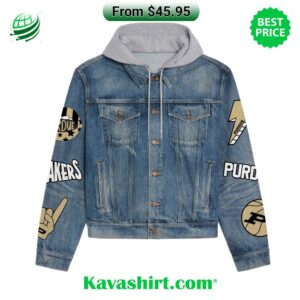 Purdue Boilermakers Boiler Up Hammer Down Denim Jacket