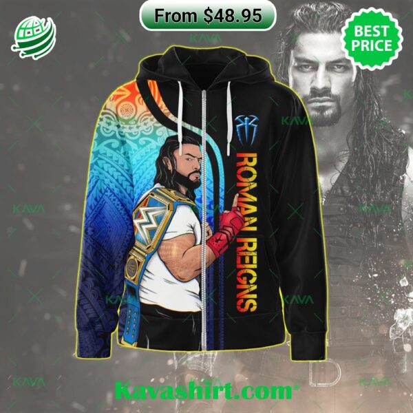 Roman Reigns WWE Head Of The Table Zip Hoodie