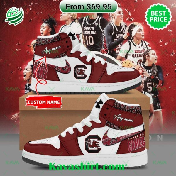 South Carolina Gamecocks women’s basketball Custom Air Jordan 1