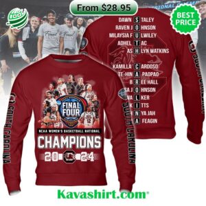 South Carolina Gamecocks women’s basketball Final Four Champions 2024 Shirt, Hoodie