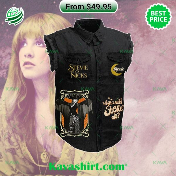 Stevie Nicks Time Makes You Bolder Children Get Older 2D Sleeveless Denim Jacket