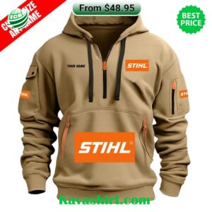 STIHL Custom Half Zip Heavy Hoodie
