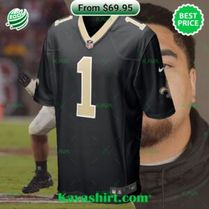 Taliese Fuaga New Orleans Saints Nike 2024 NFL Draft First Round Pick Player Game Jersey