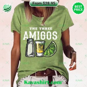 The Three Amigos Cinco De Mayo Tequila Salt And Lime Funny Drinking T-shirt The Three Amigos Cinco De Mayo Tequila Salt And Lime Funny Drinking T-shirt