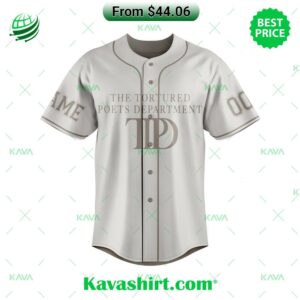 The Tortured Poets Department Custom Baseball Jersey