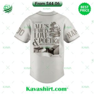 The Tortured Poets Department Custom Baseball Jersey