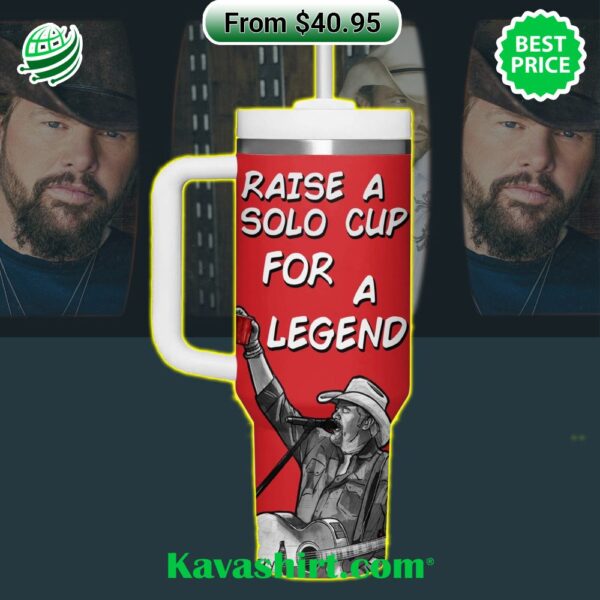 Toby Keith Raise A Solo Cup For A Legend, Red Solo Cup Tumbler