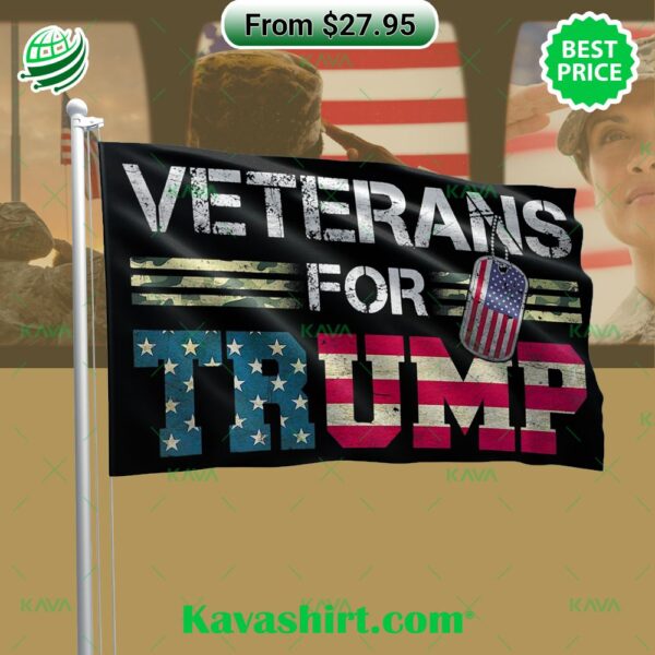 Veterans For Trump US Flag