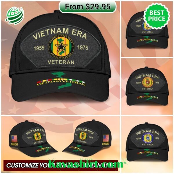 Vietnam Veteran, Vietnam Era Custom Cap