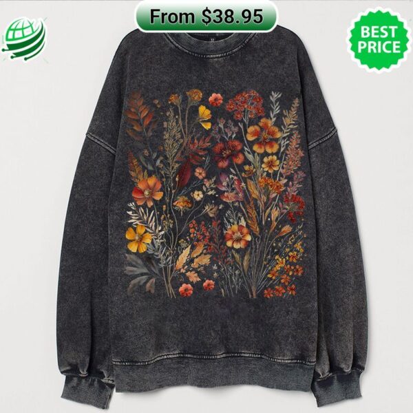 Vintage Aesthetic Beautiful Flowers Longsleeve