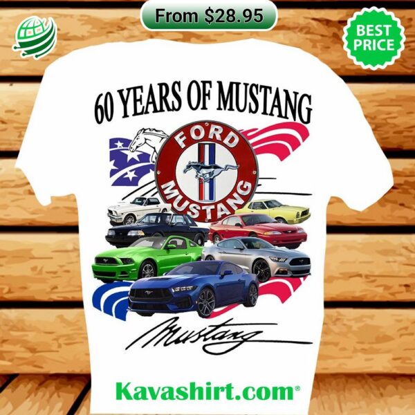 60 Years Of Mustang Ford Mustang T-shirt