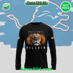 Brad Holmes Positional Villain Detroit Lions 2024 NFL Draft Day Longsleeve