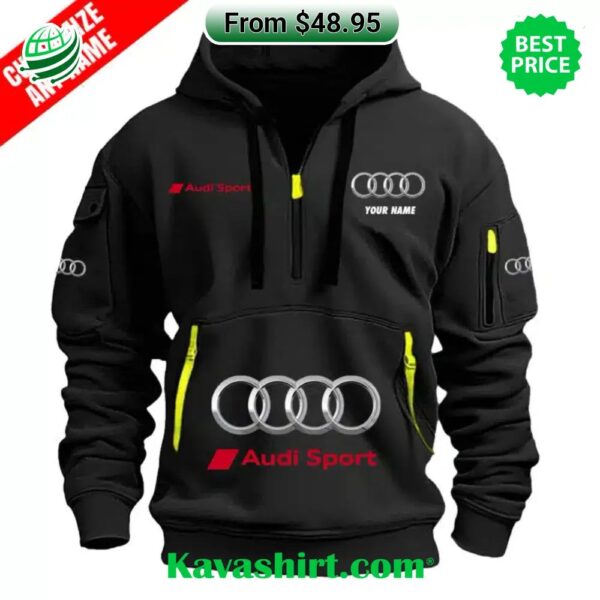 AUDI Sport Half Zip Heavy Hoodie