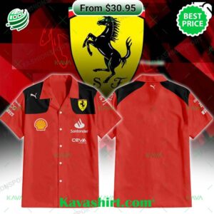 Ferrari Hawaiian Shirt