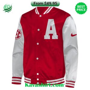 Hannah Gammill Arkansas Razorbacks Softball Wooo Pig Sooie Baseball Jacket