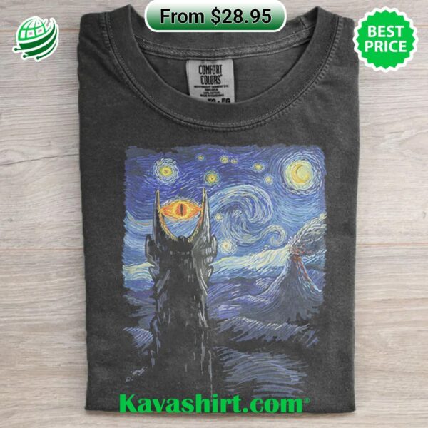 Starry night in Mordor T-shirt