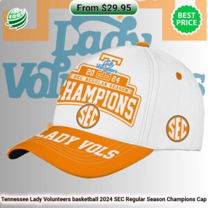 Tennessee Lady Volunteers basketball 2024 SEC Regular Season Champions Cap