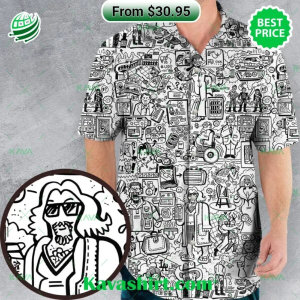 The Big Lebowski Doodles Hawaiian Shirt