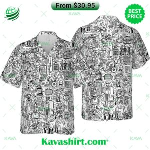 The Big Lebowski Doodles Hawaiian Shirt